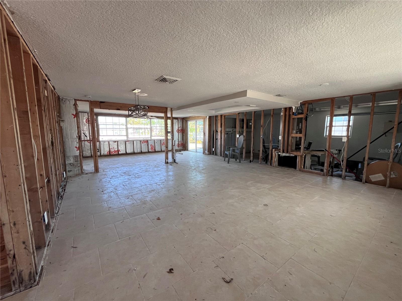 open floor plan