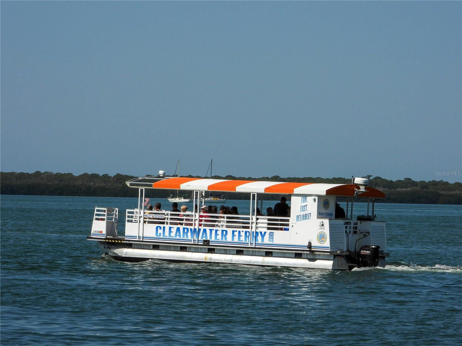 Clearwater ferry takes you from Downtown Clearwater to Clearwater Beach!