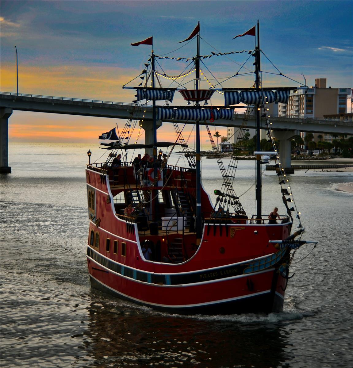 Go take a sunset cruise on the Pirate Ship at Clearwater Beach or take a dolphin excursion! So much to do right near your home!