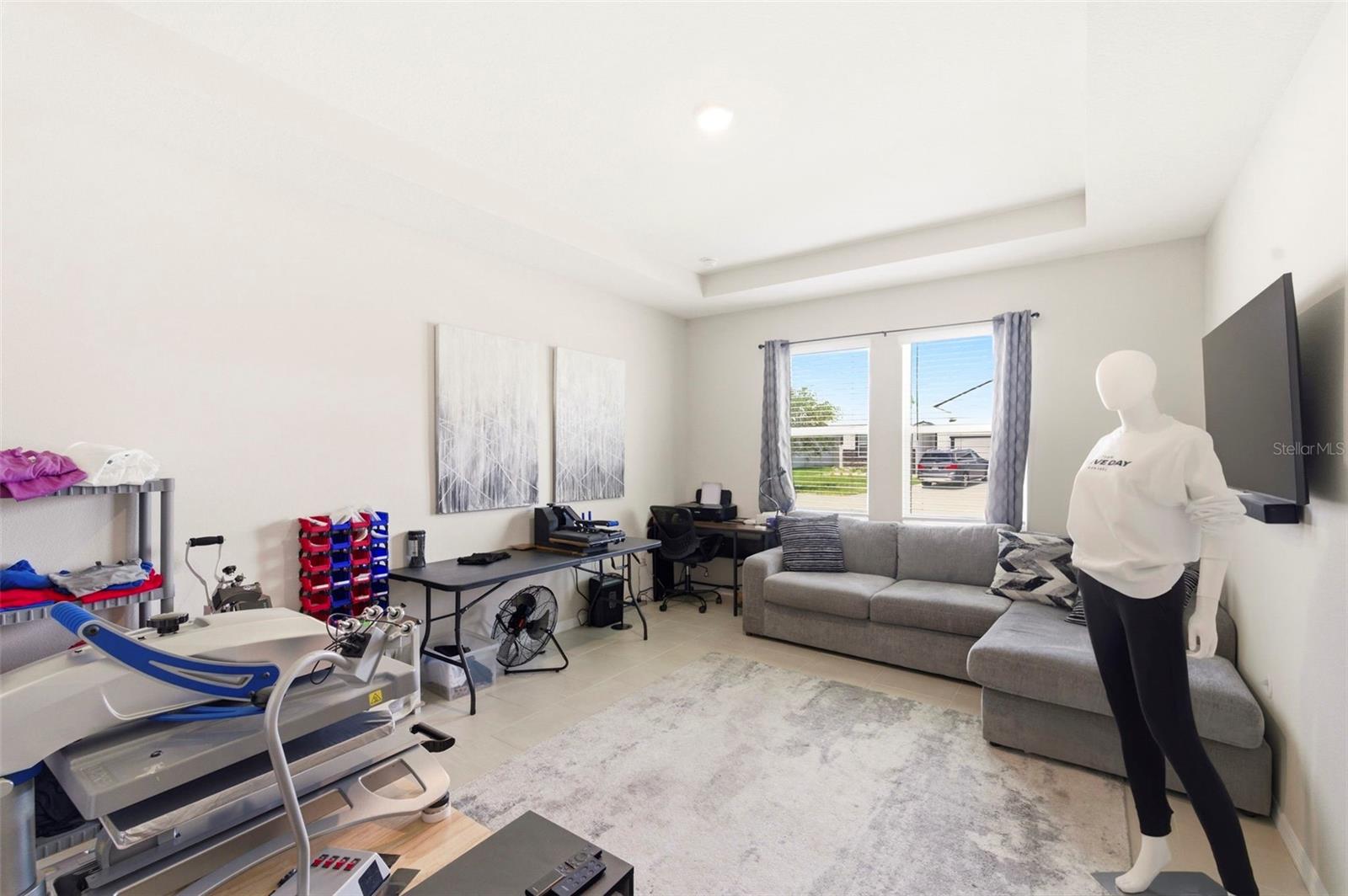 Living room space in law suite