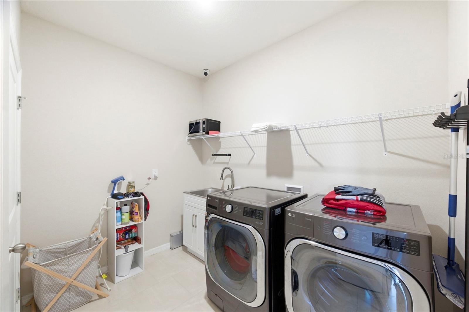 Spacious Laundry room