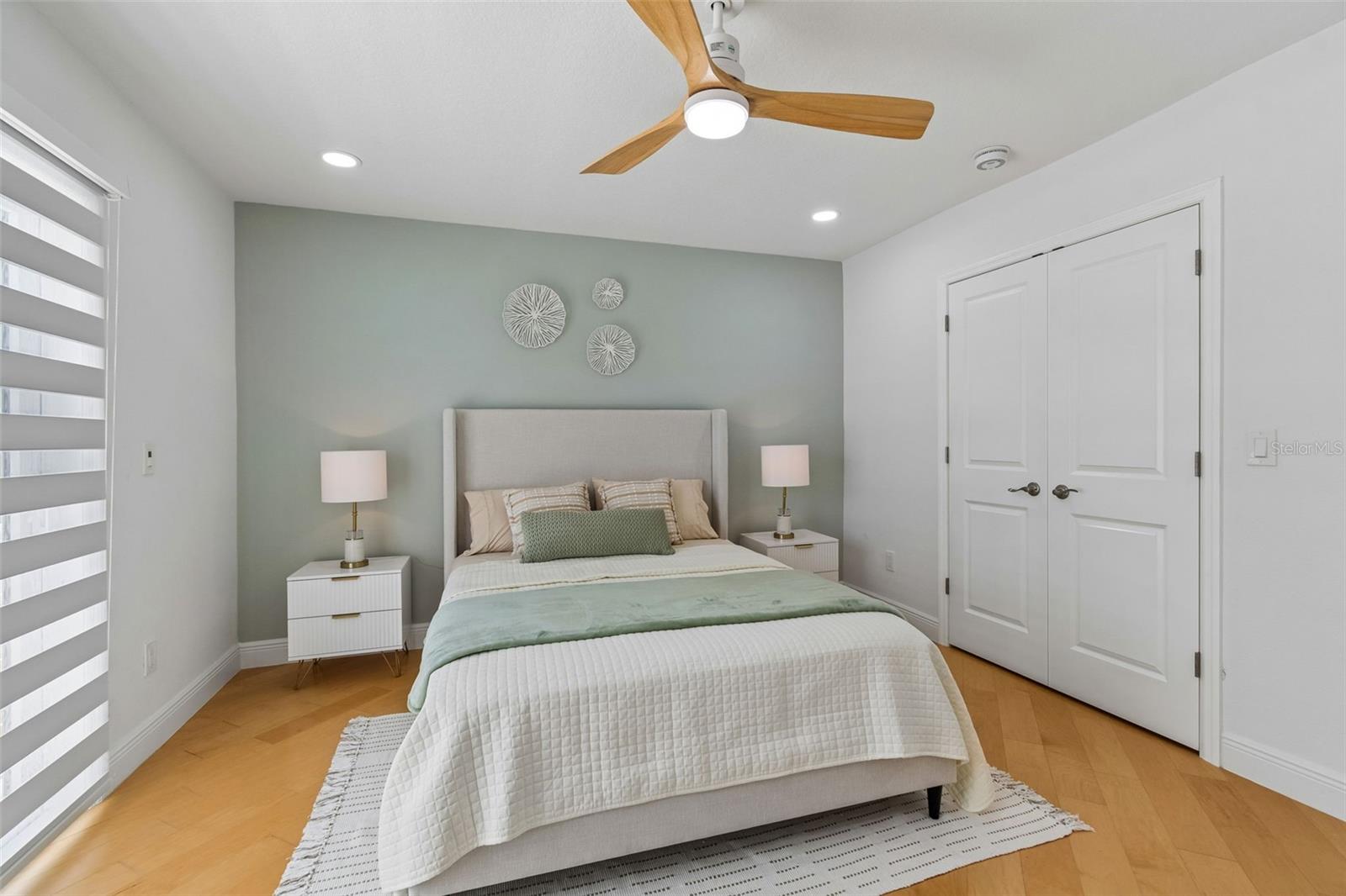 Bedroom 3 Second Floor with balcony looking the street