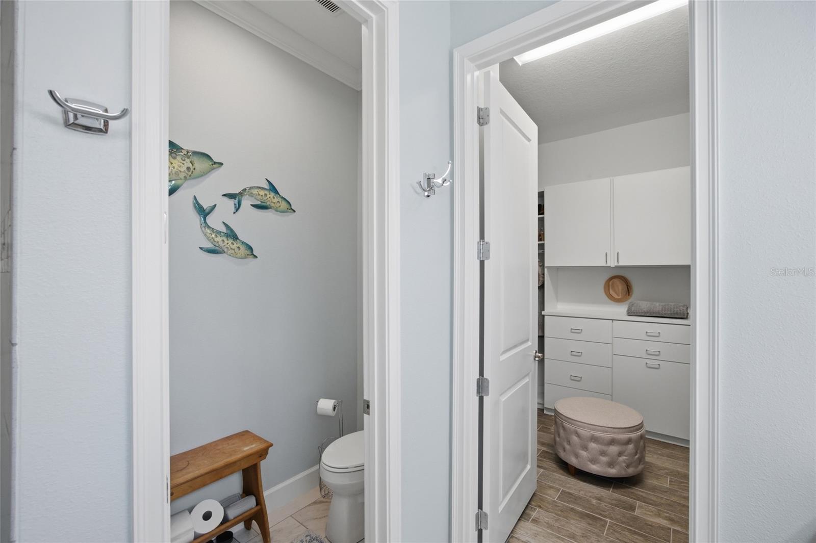 Primary bathroom private water closet