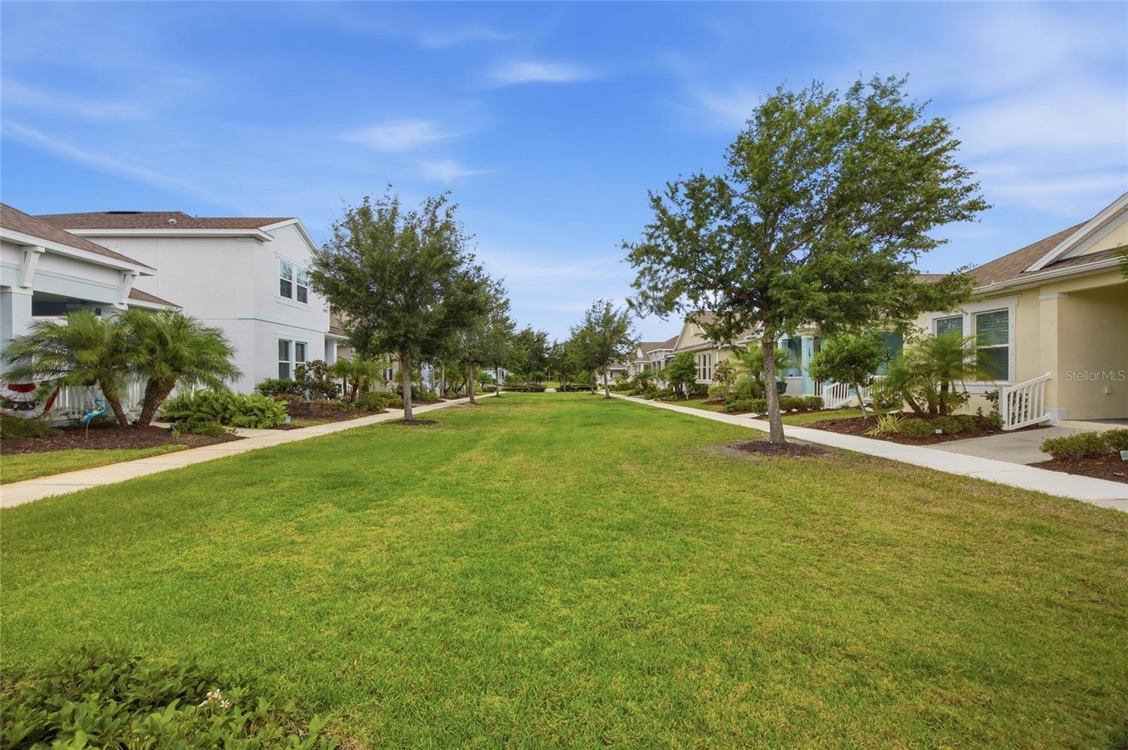Front yard green space to enjoy