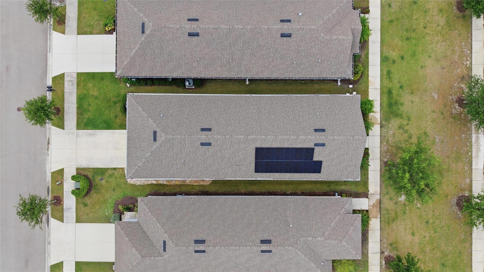 Solar Panels keep the electric bill low.