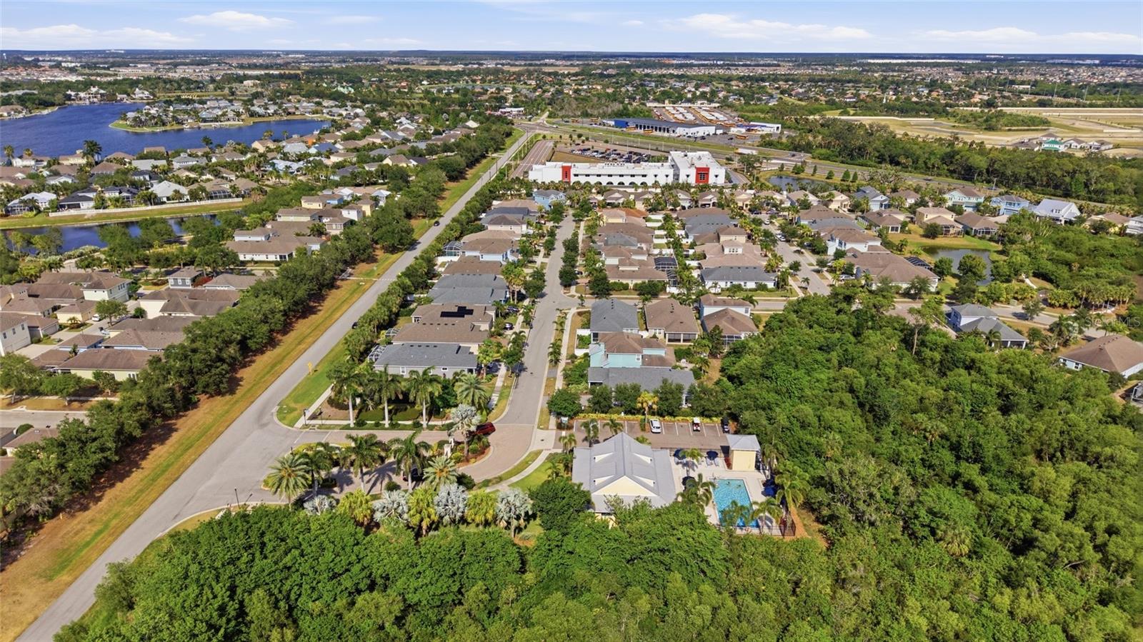 View toward hwy 41 from Admiral Point pool and close to Slam Apollo school