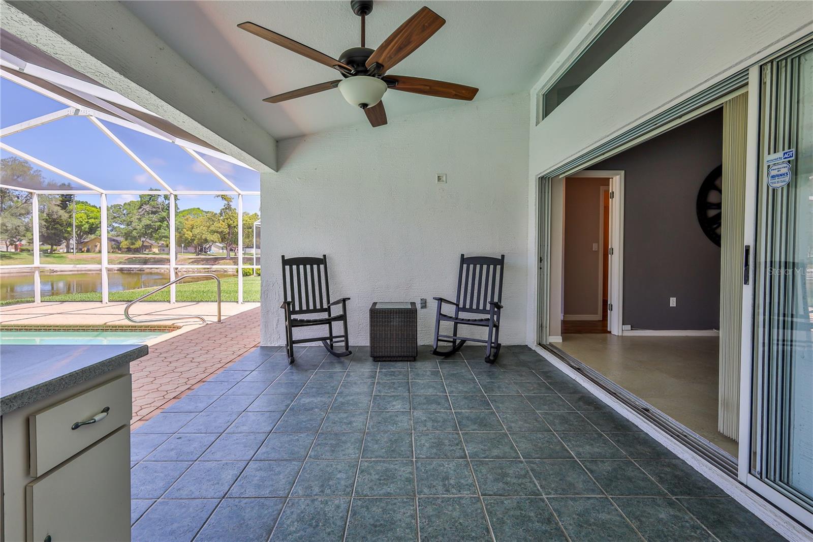 Covered porch / outdoor kitchen.