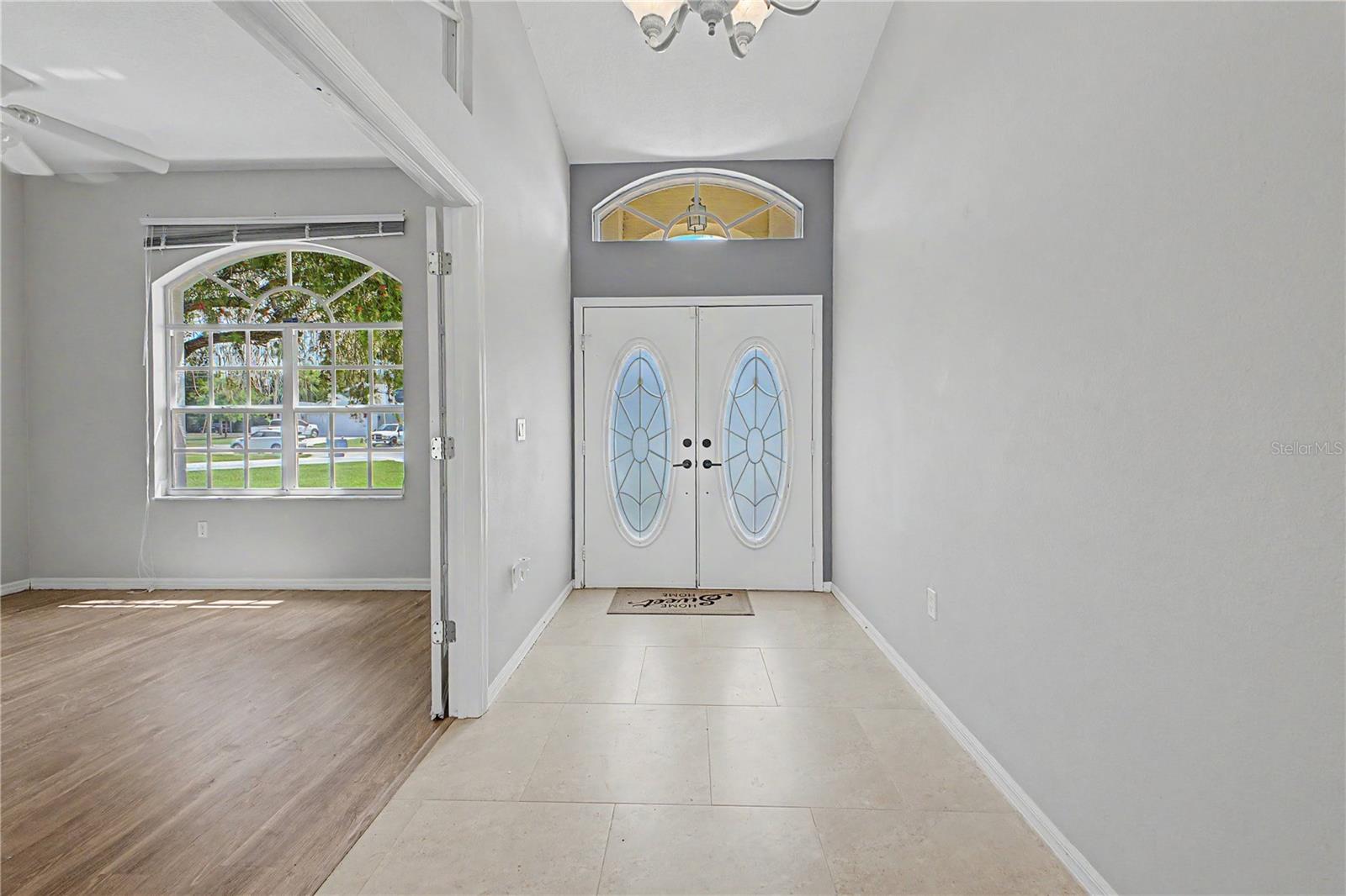 FoyerFrench doors to Study/Office/Bedroom 4