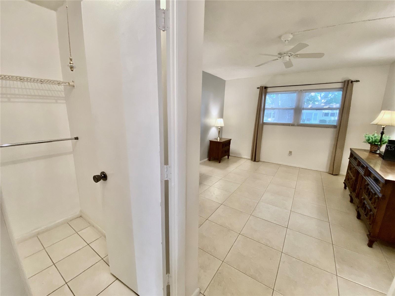 Primary has walk-in closet