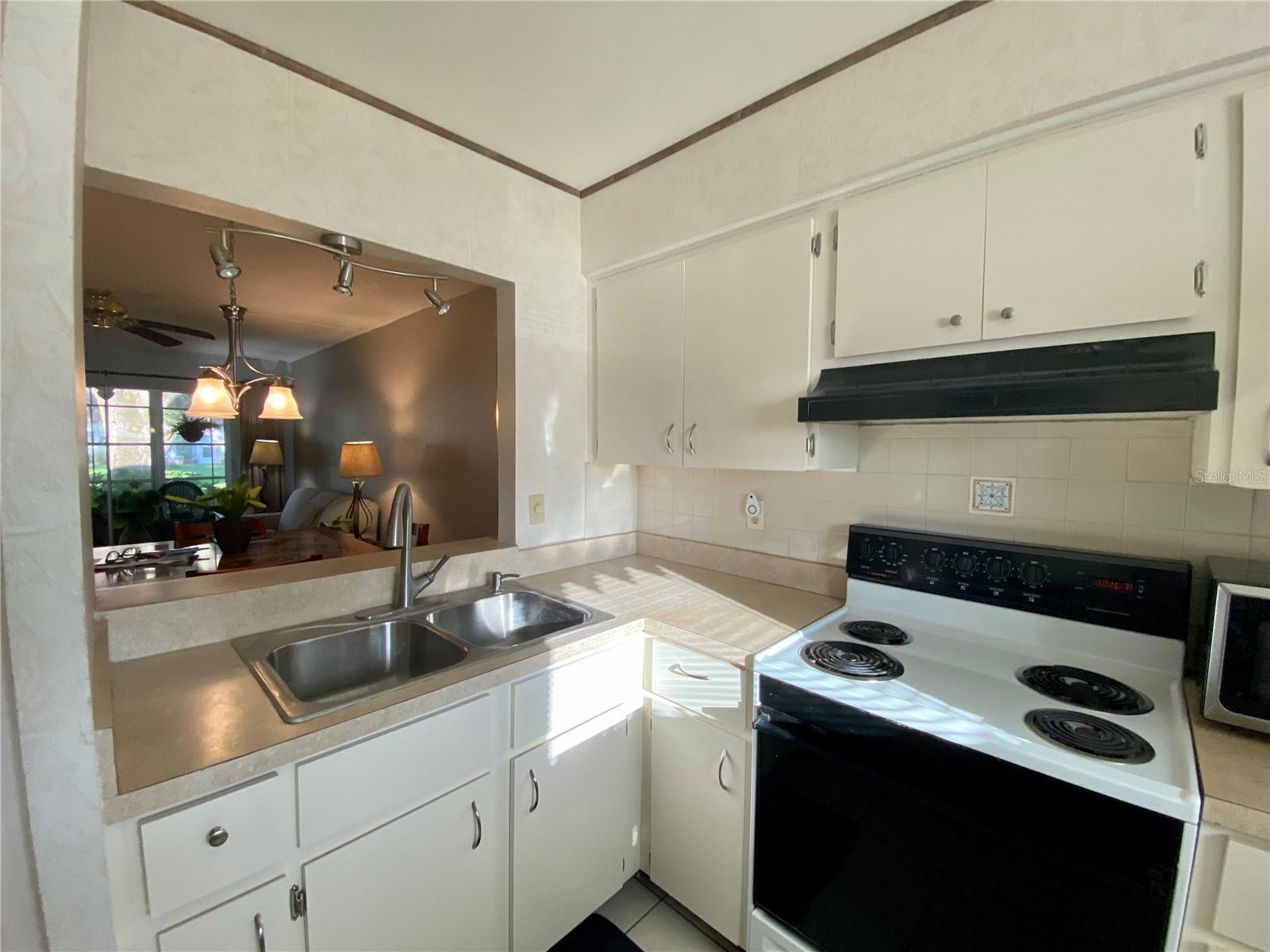 Freshly painted kitchen