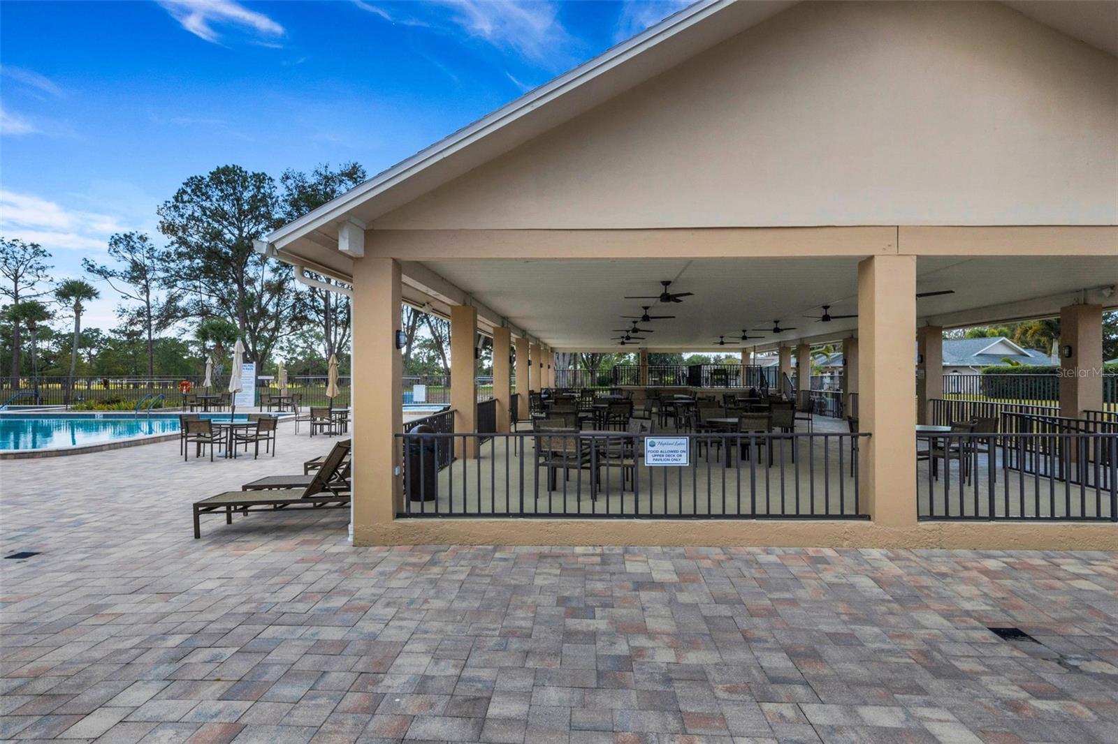 Pool Pavilion for parties