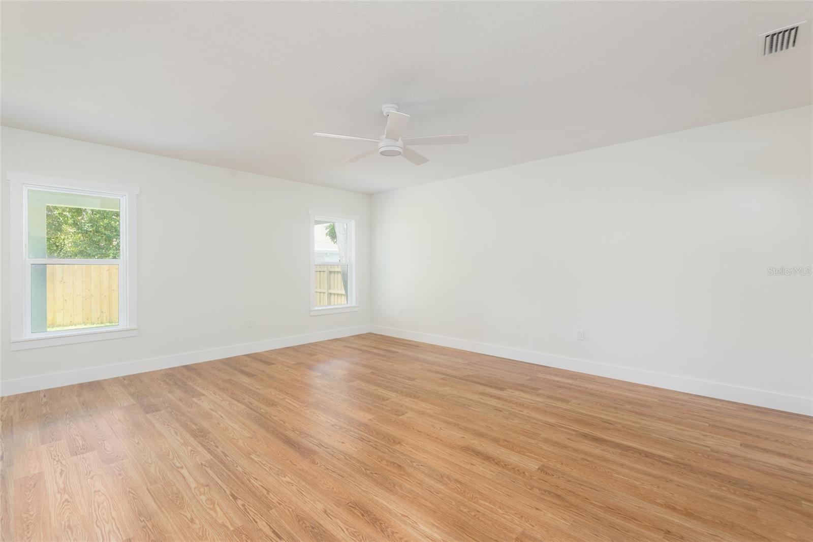Huge first floor primary bedroom