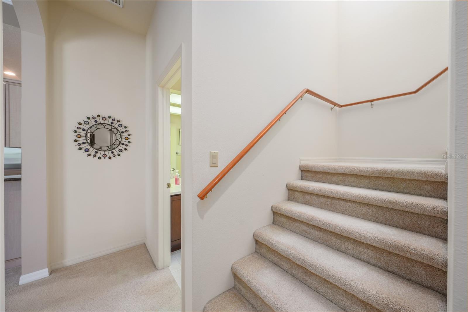 STAIRS TO 2ND FLOOR SUITE