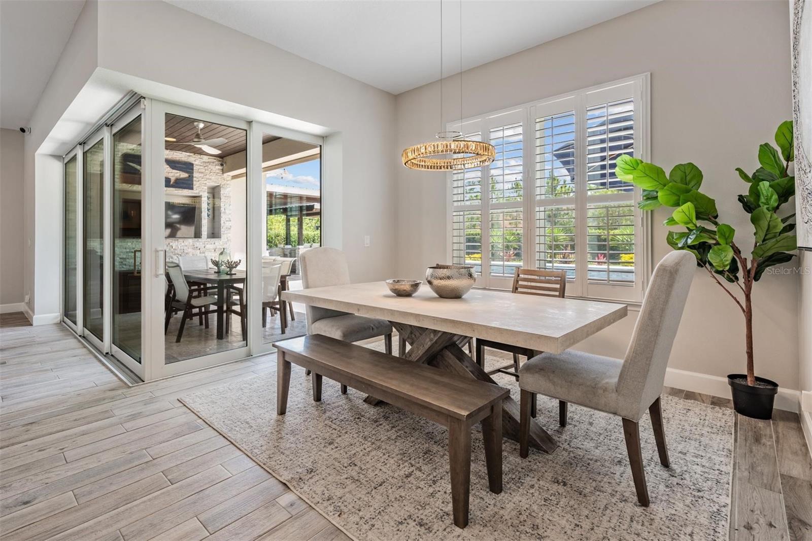 Direct access to the patio
