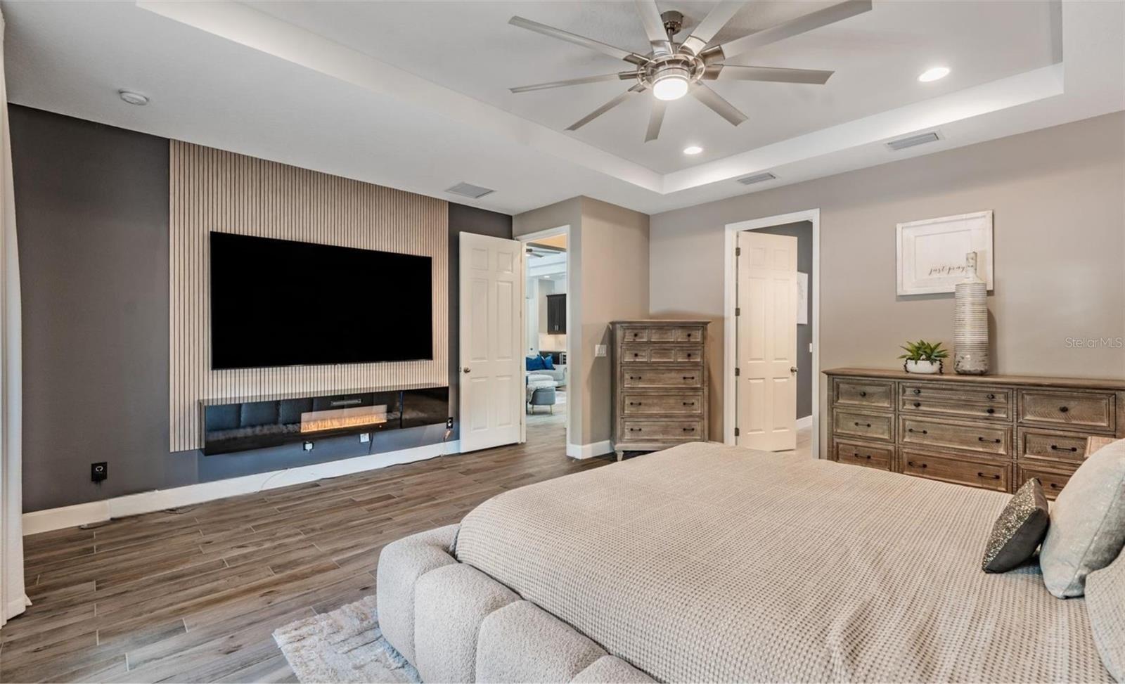 Master bedroom with thoughtful touches