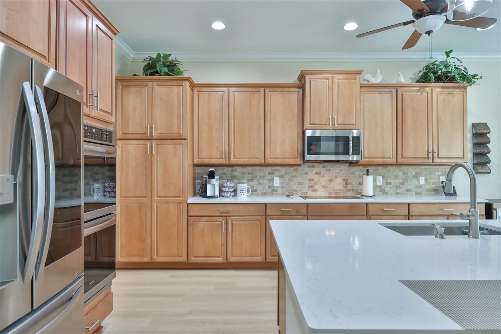 Plenty of storage and counter tops for just about every event that you can imagine.
