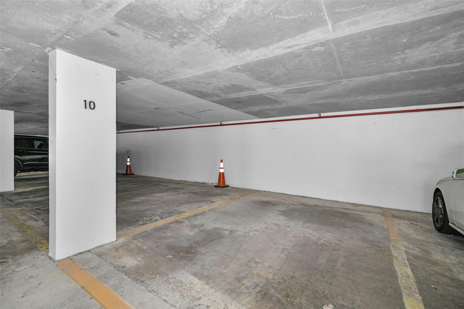 Assigned cover parking spot