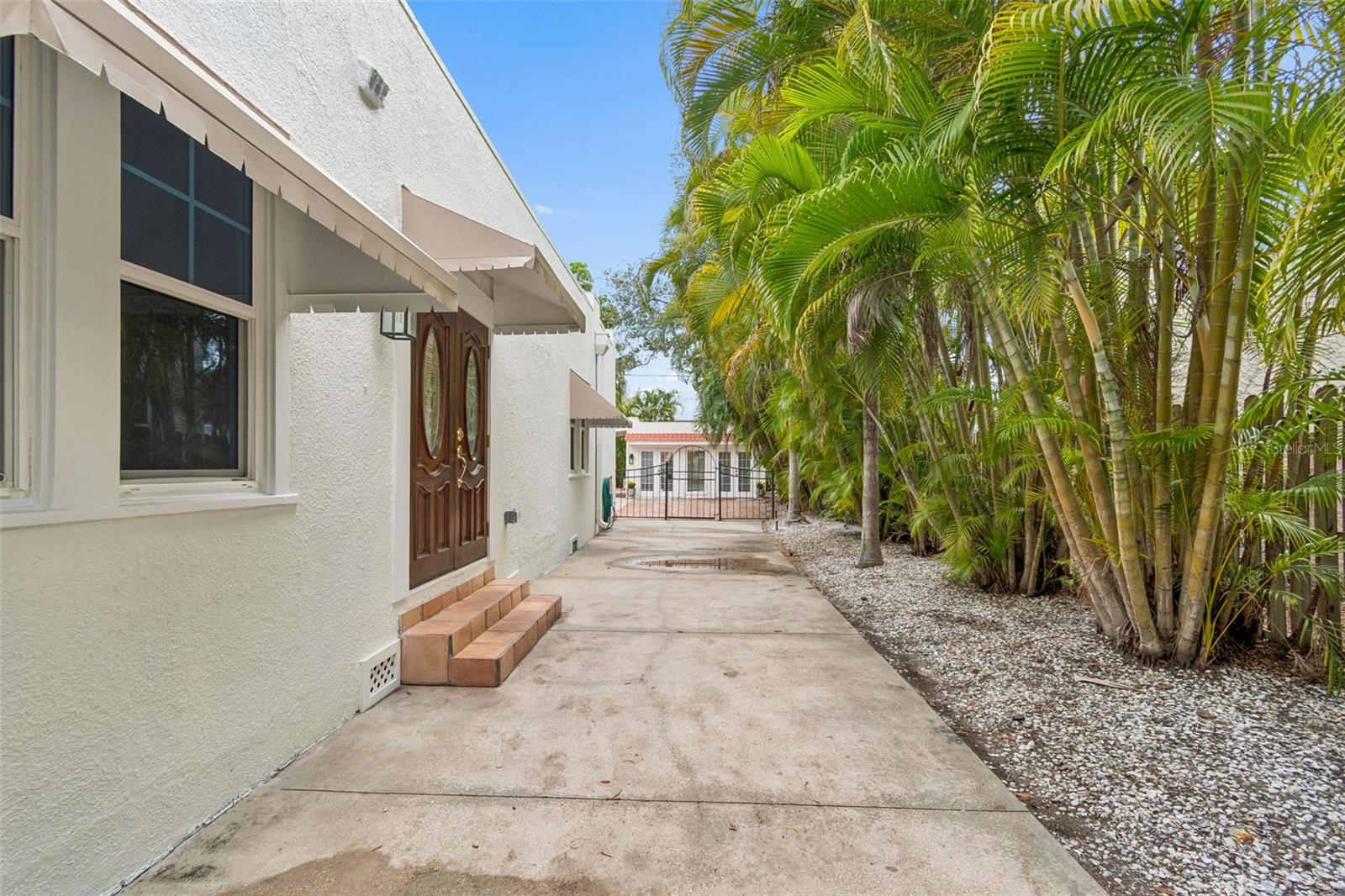 Right side of property