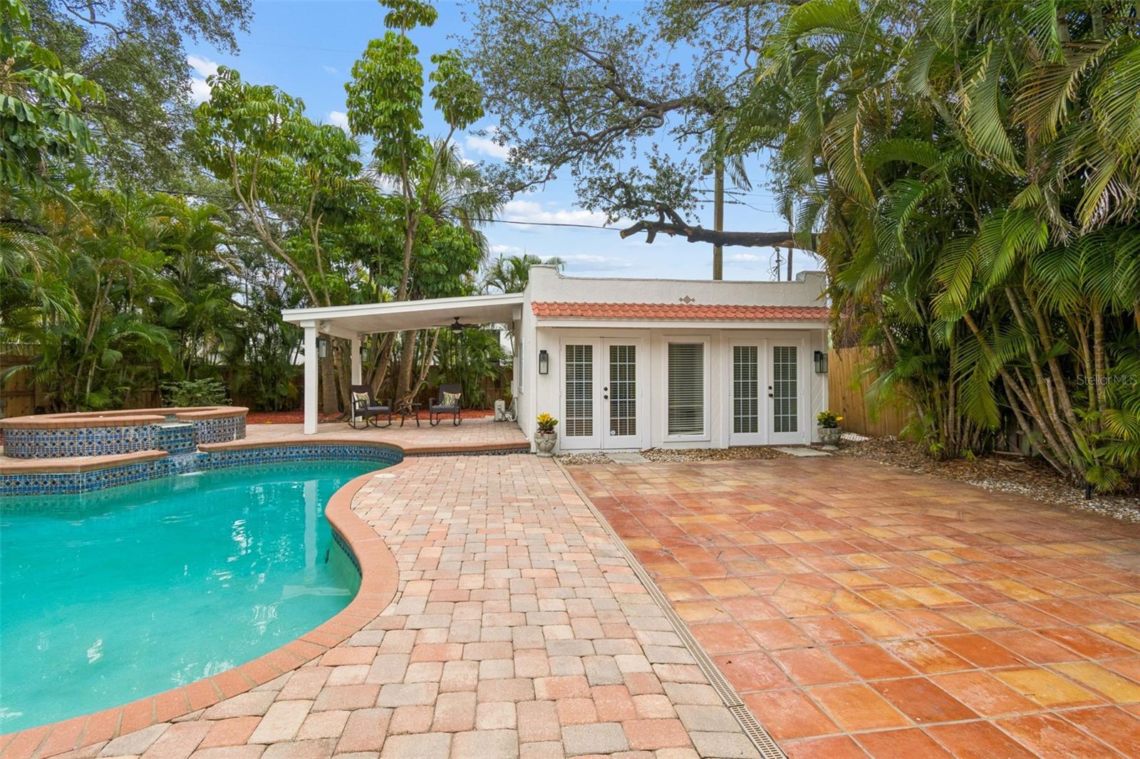 Backyard and Guest house