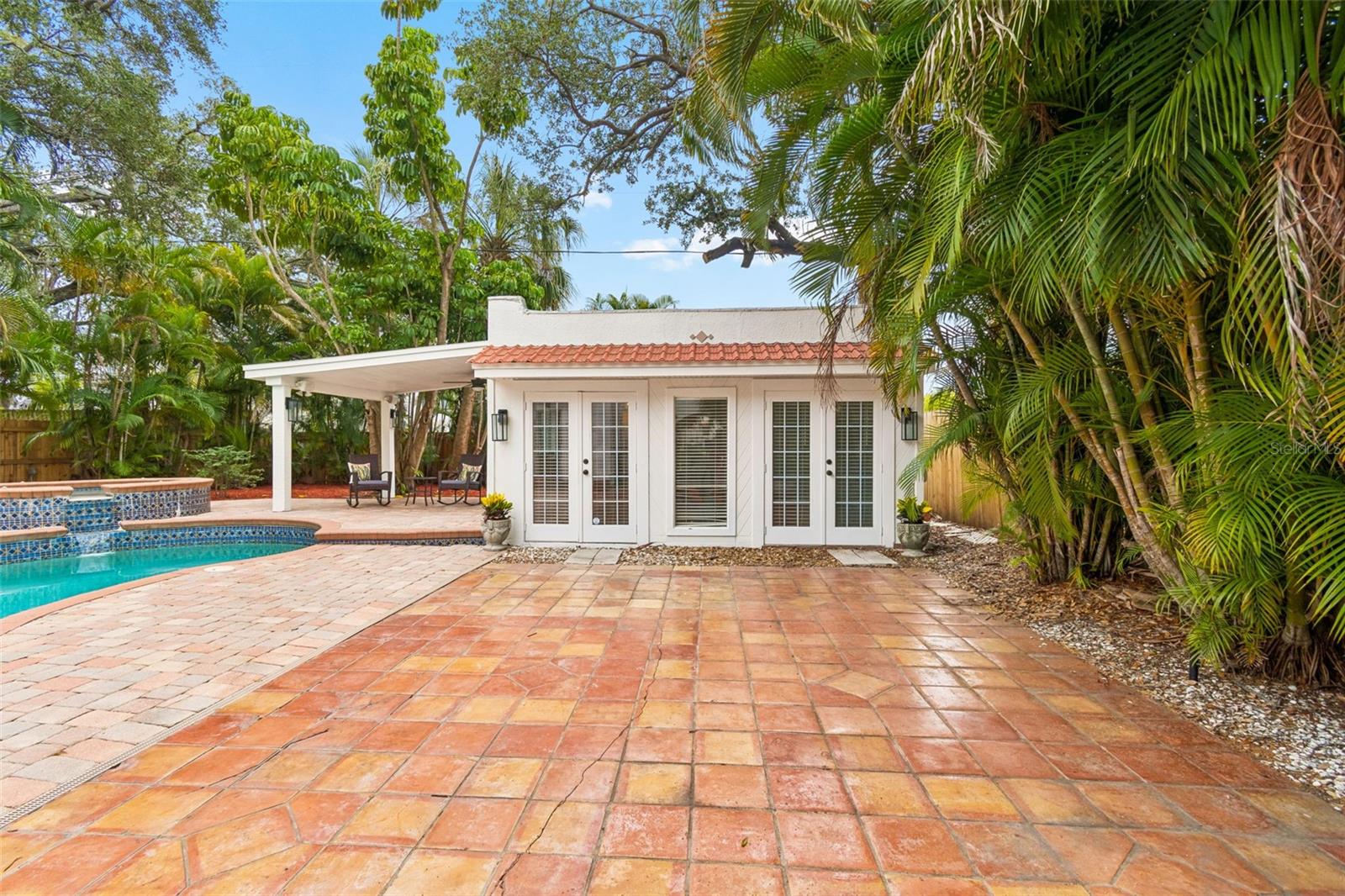 Backyard and Guest house