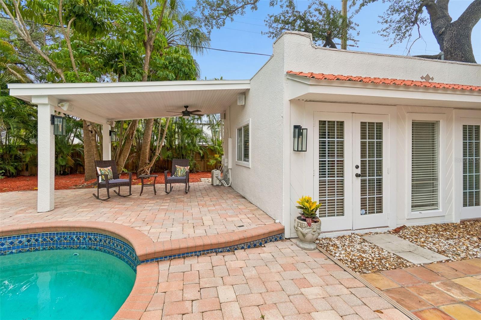 Backyard and Guest house