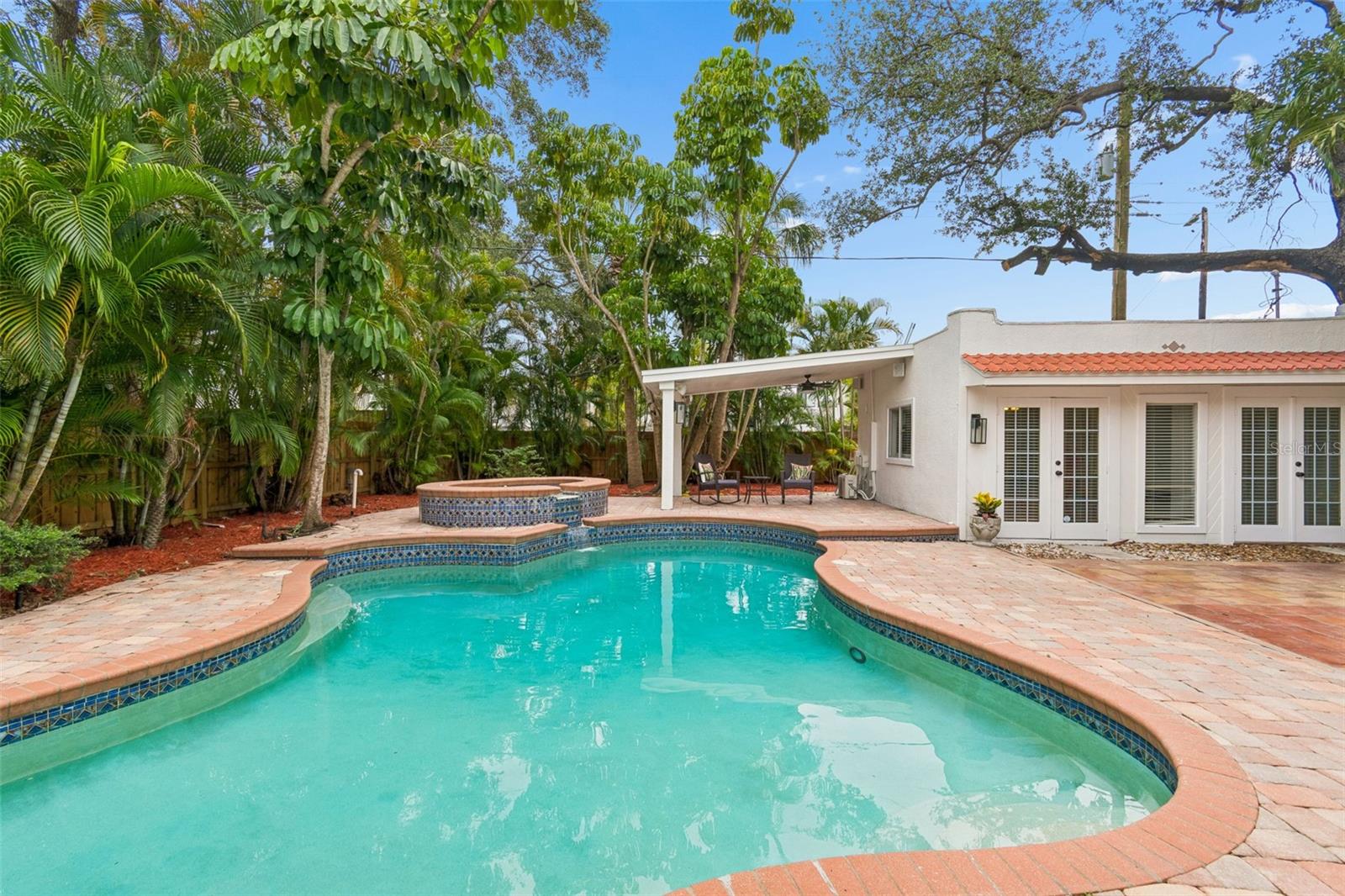 Backyard and Guest house