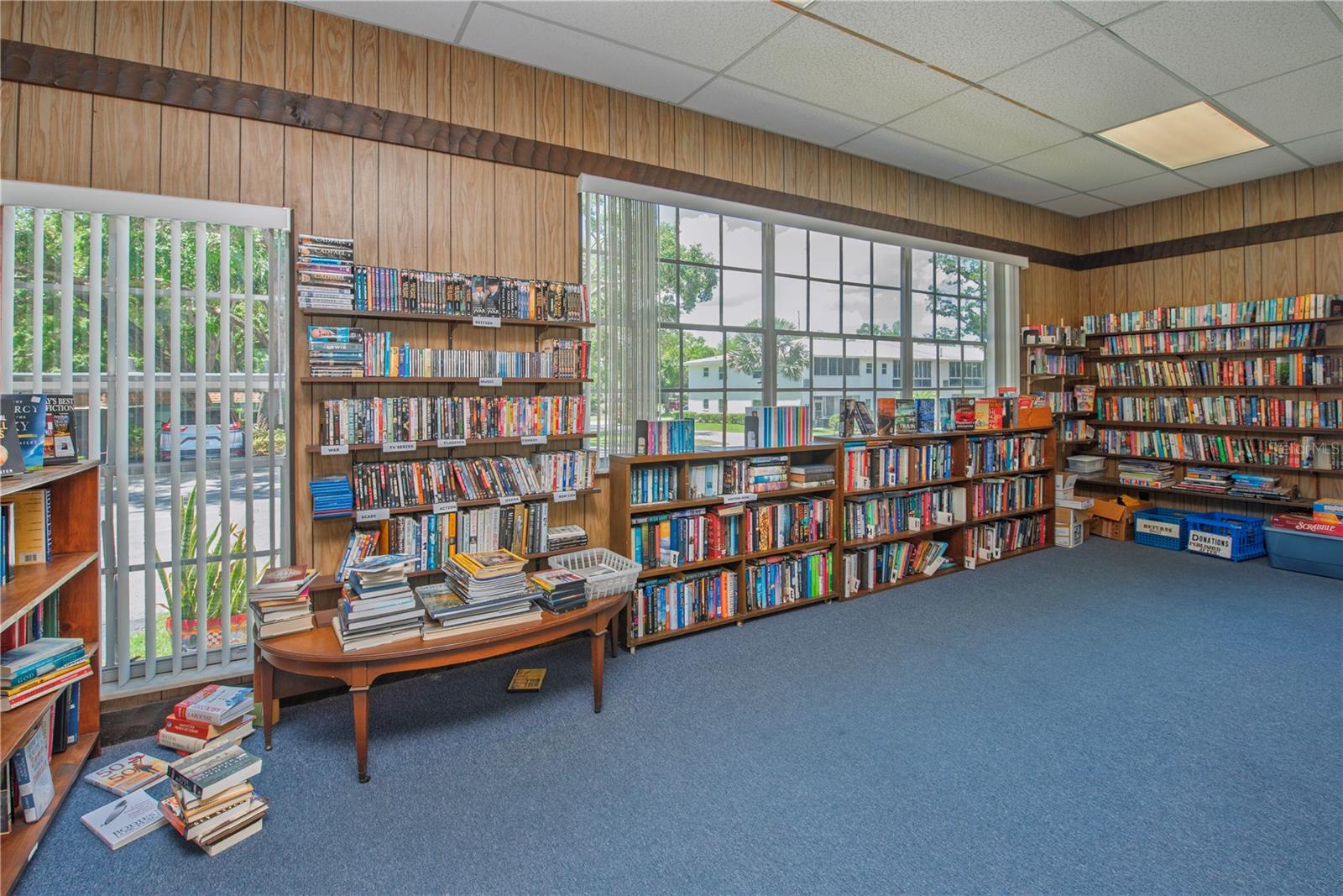 Clubhouse library.