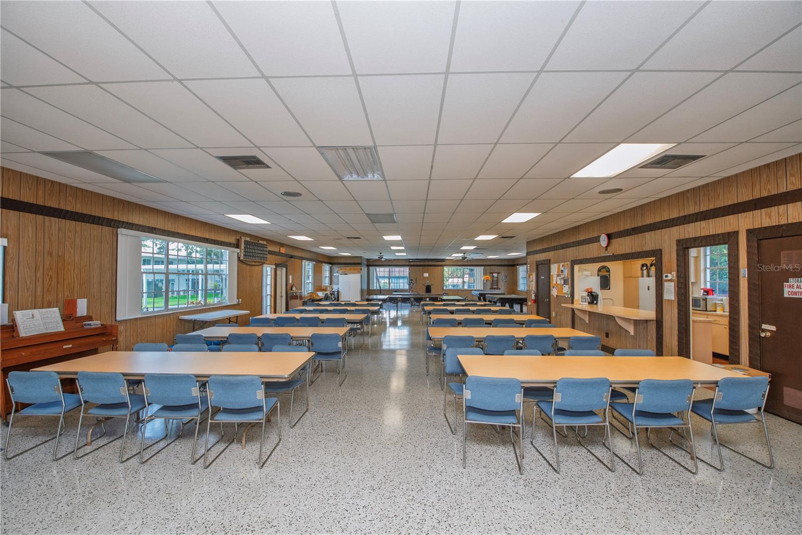 Clubhouse common area.