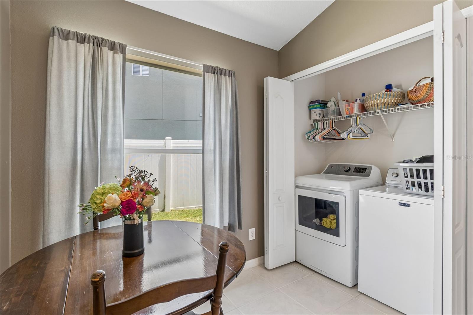 Laundry closet