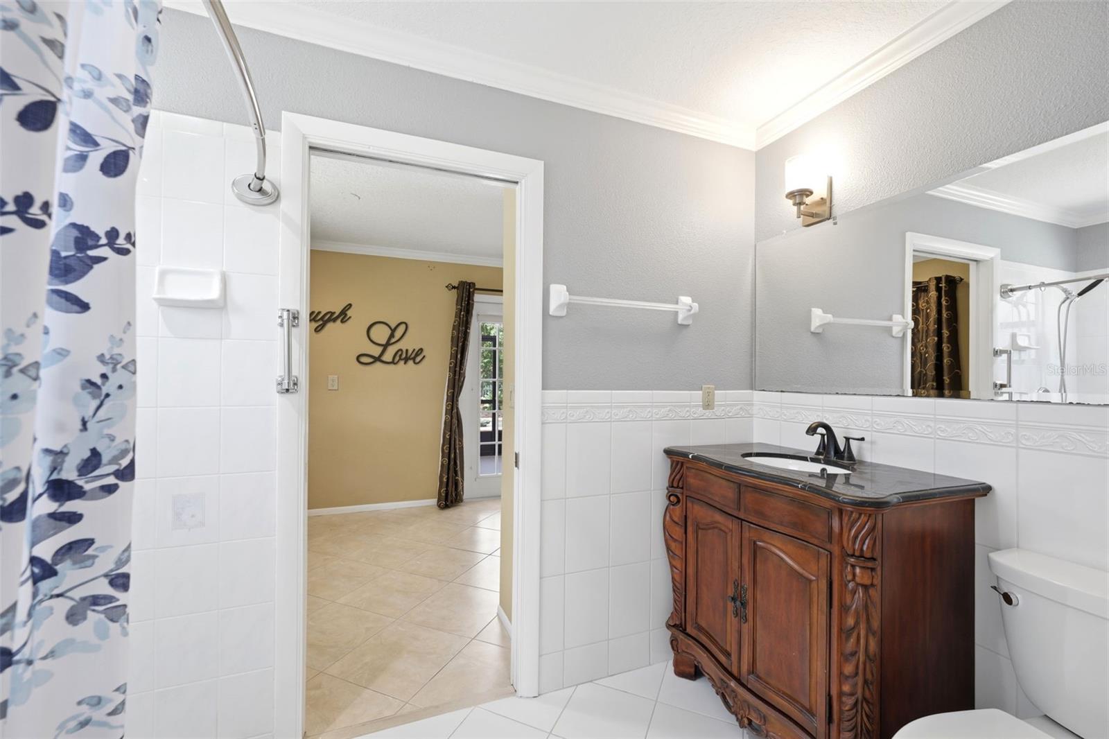 Bathroom with shower