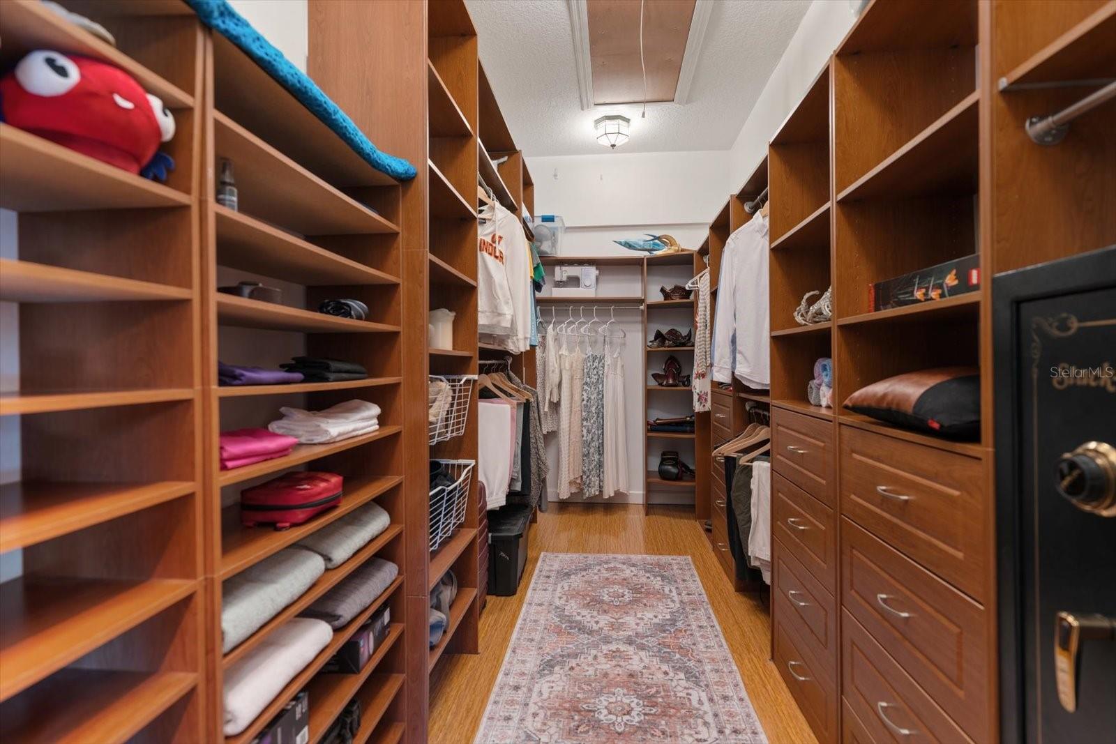 Master Closet with Buit-ins