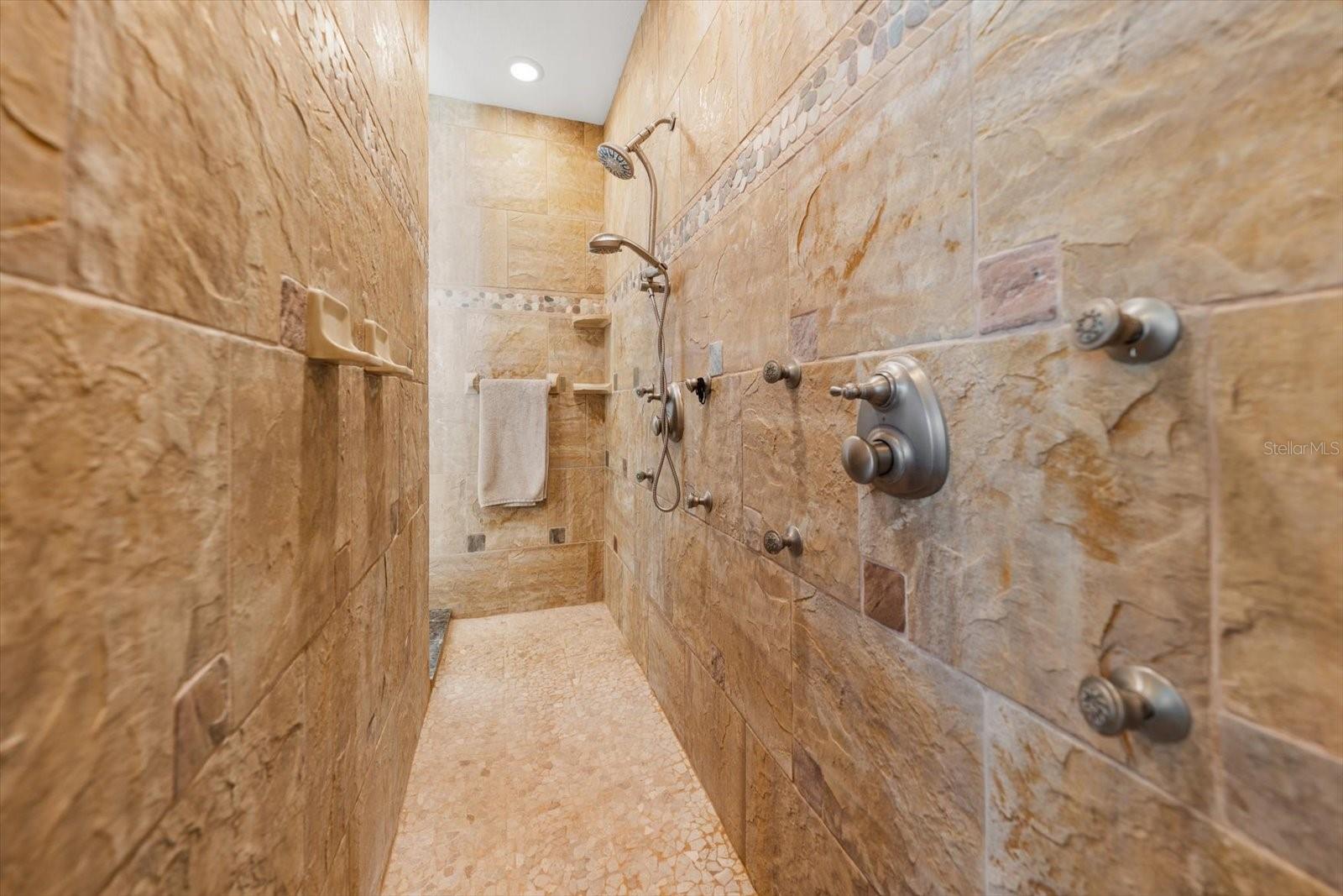 Spacious Master Shower
