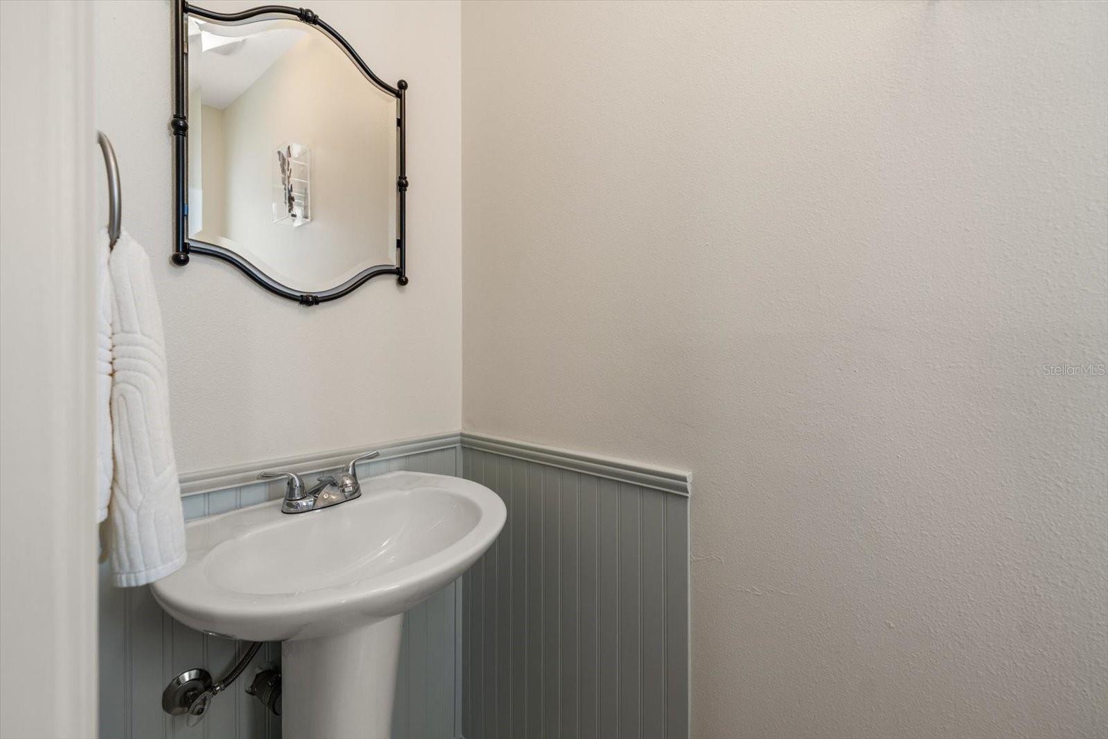 Half Bath near Laundry Room