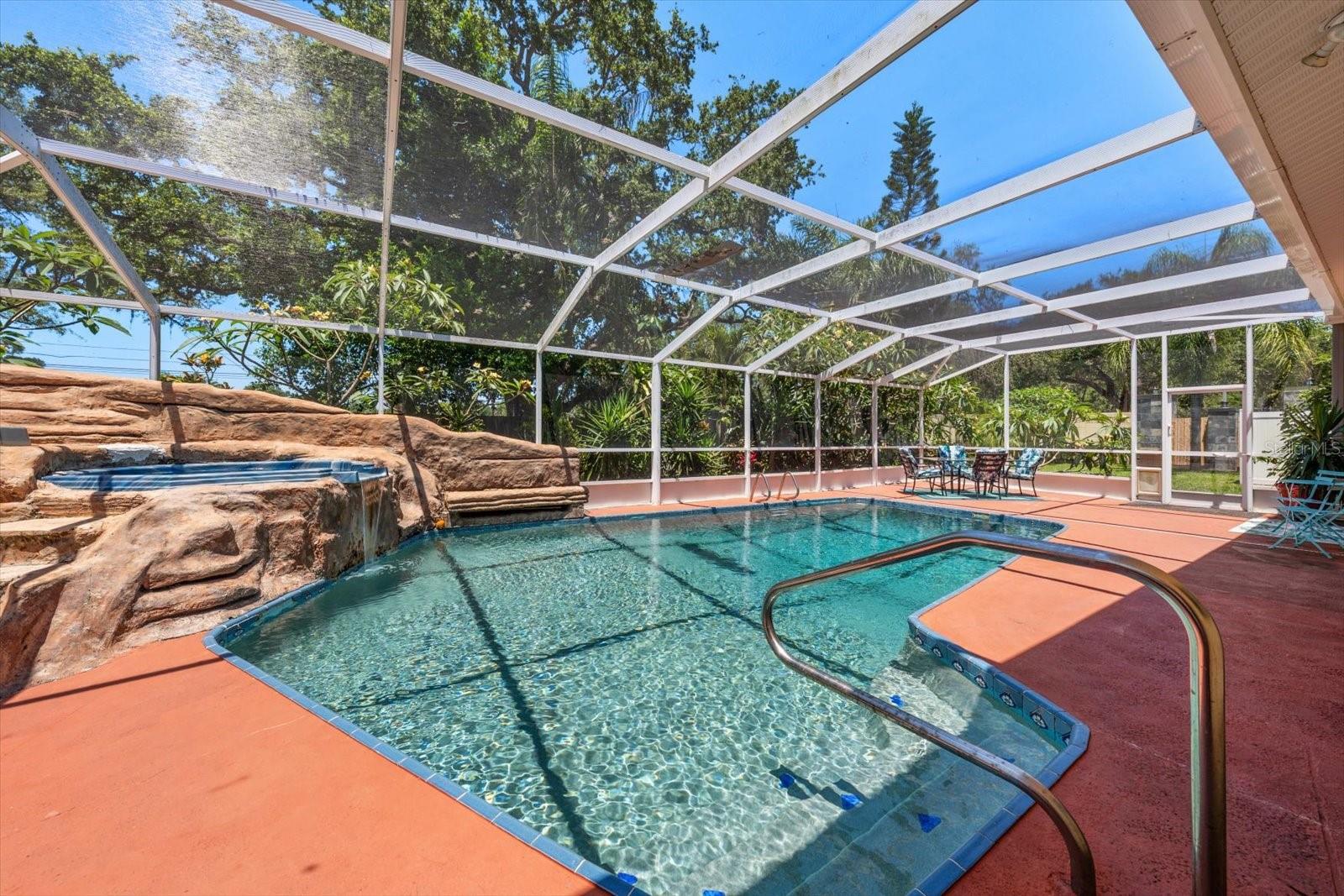 View of Pool with Pool Enclosure