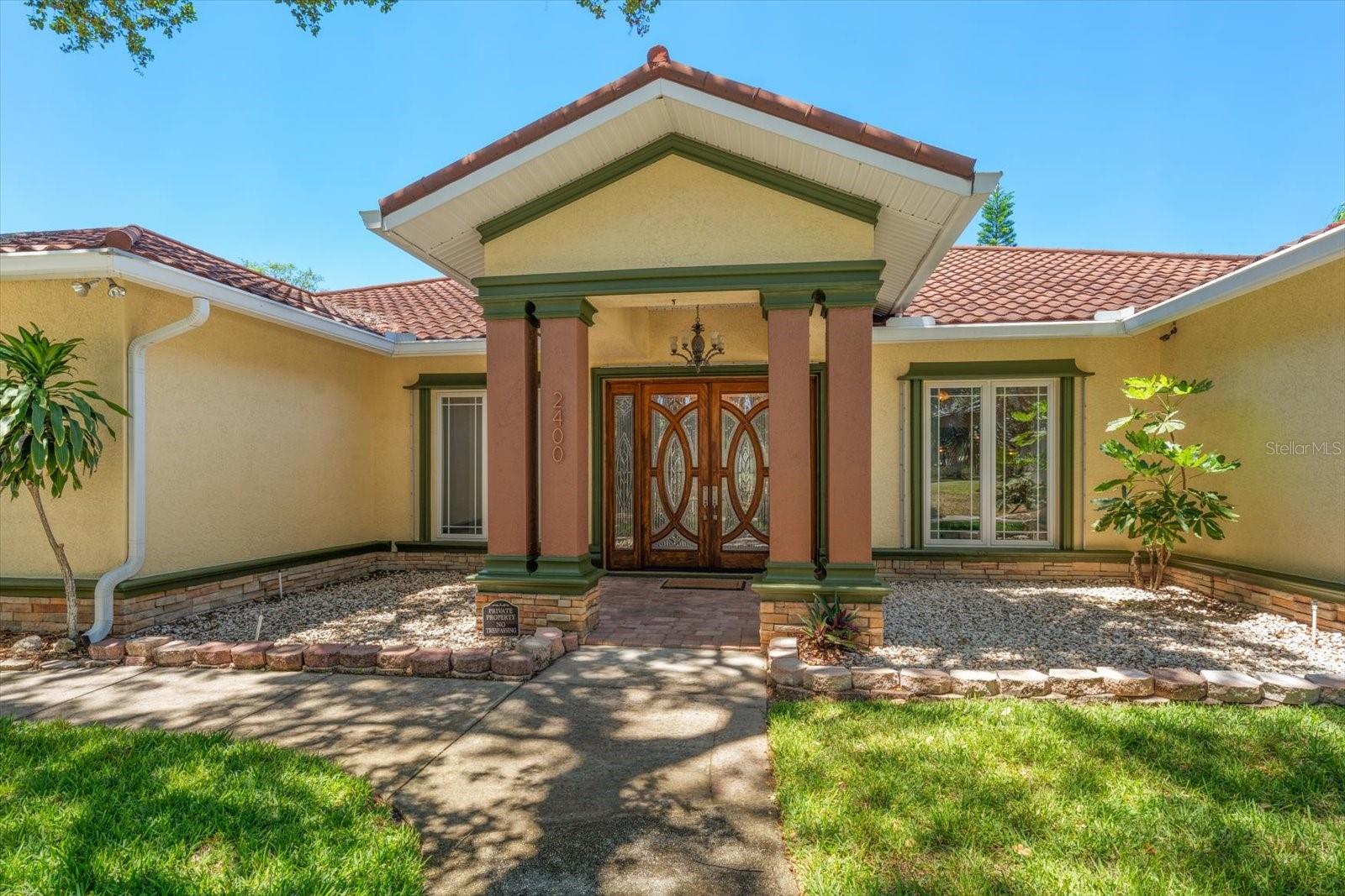 Front Door and Entrance of Home