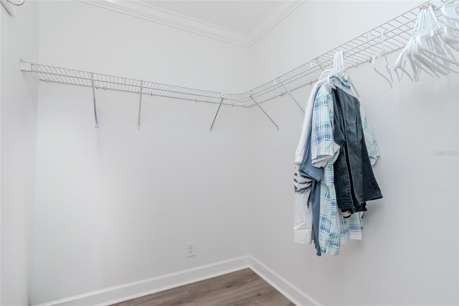 BIG WALK-IN CLOSET IN MASTER.