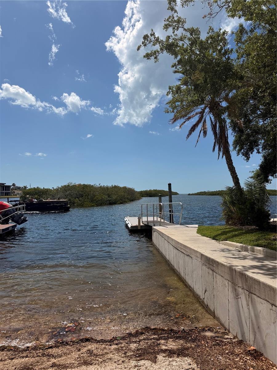 Boat ramp available for all community residents