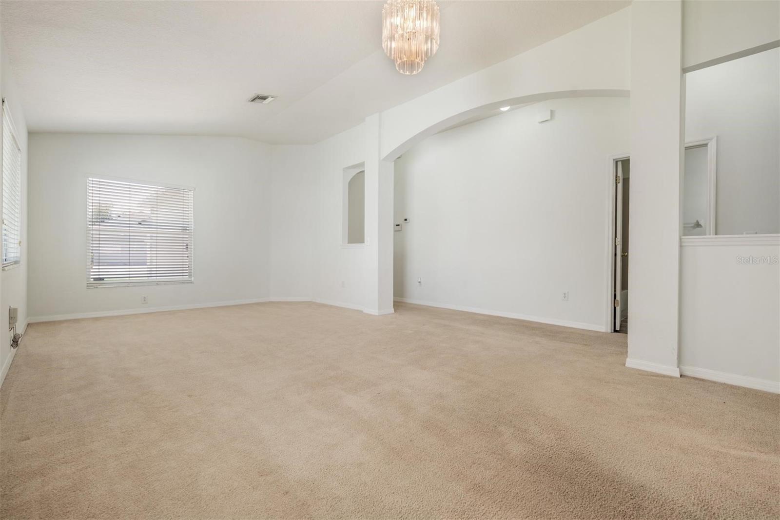 Formal living and dining room