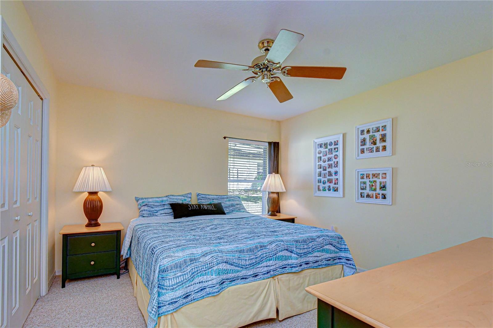 Spacious secondary bedroom.