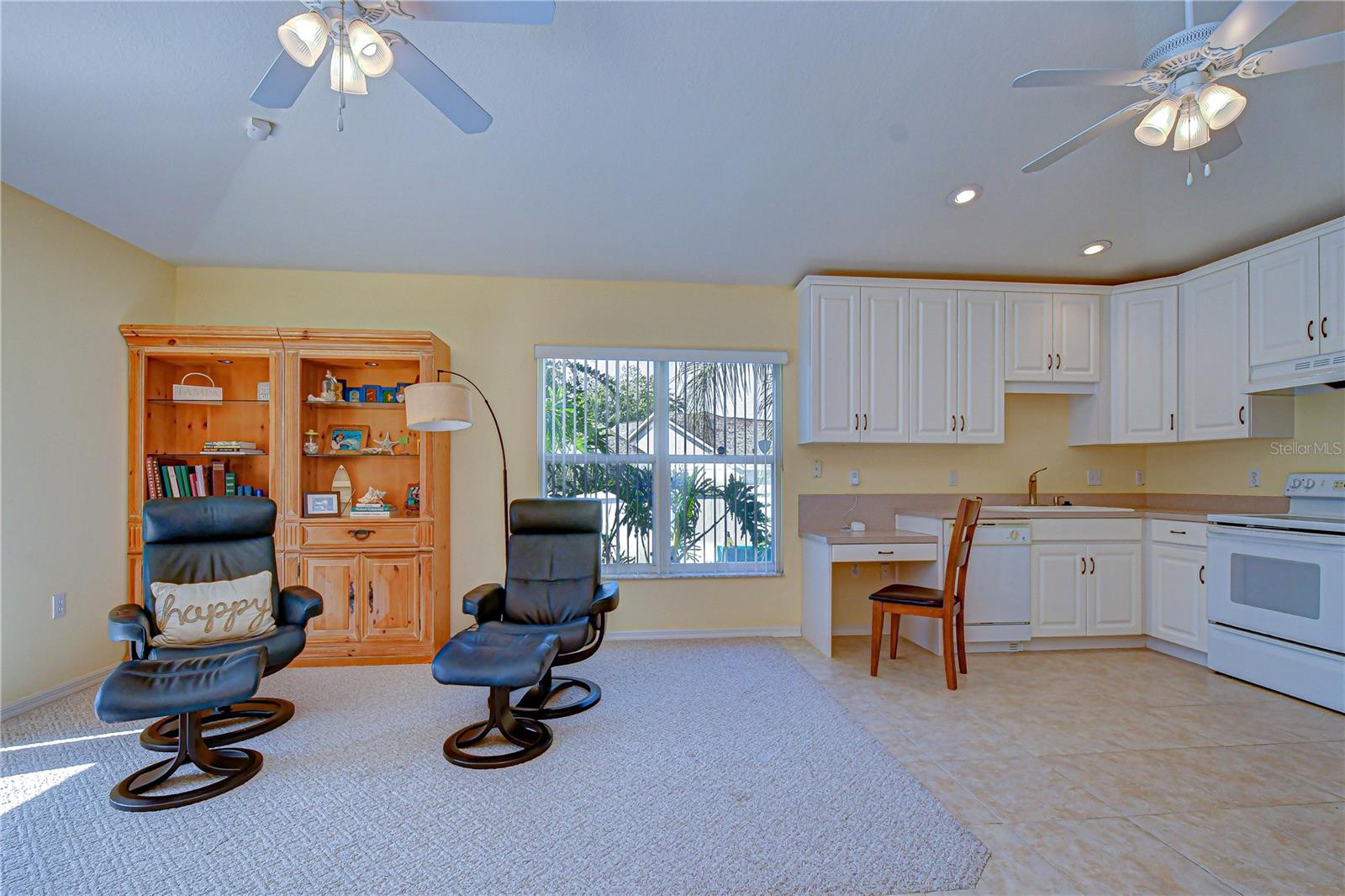 Fully equipped secondary kitchen for independent living.