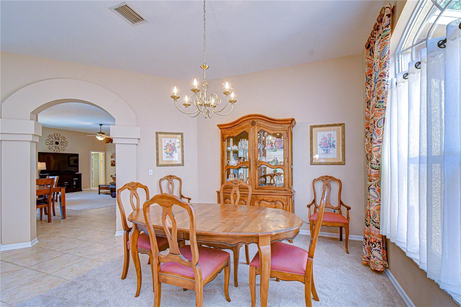 Dedicated dining area ideal for entertaining guests.