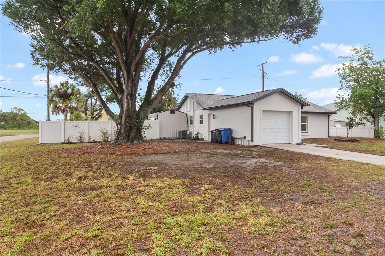 Large corner lot