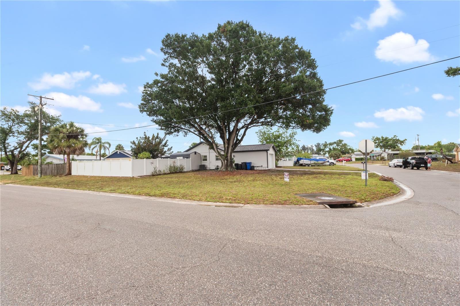 Corner lot