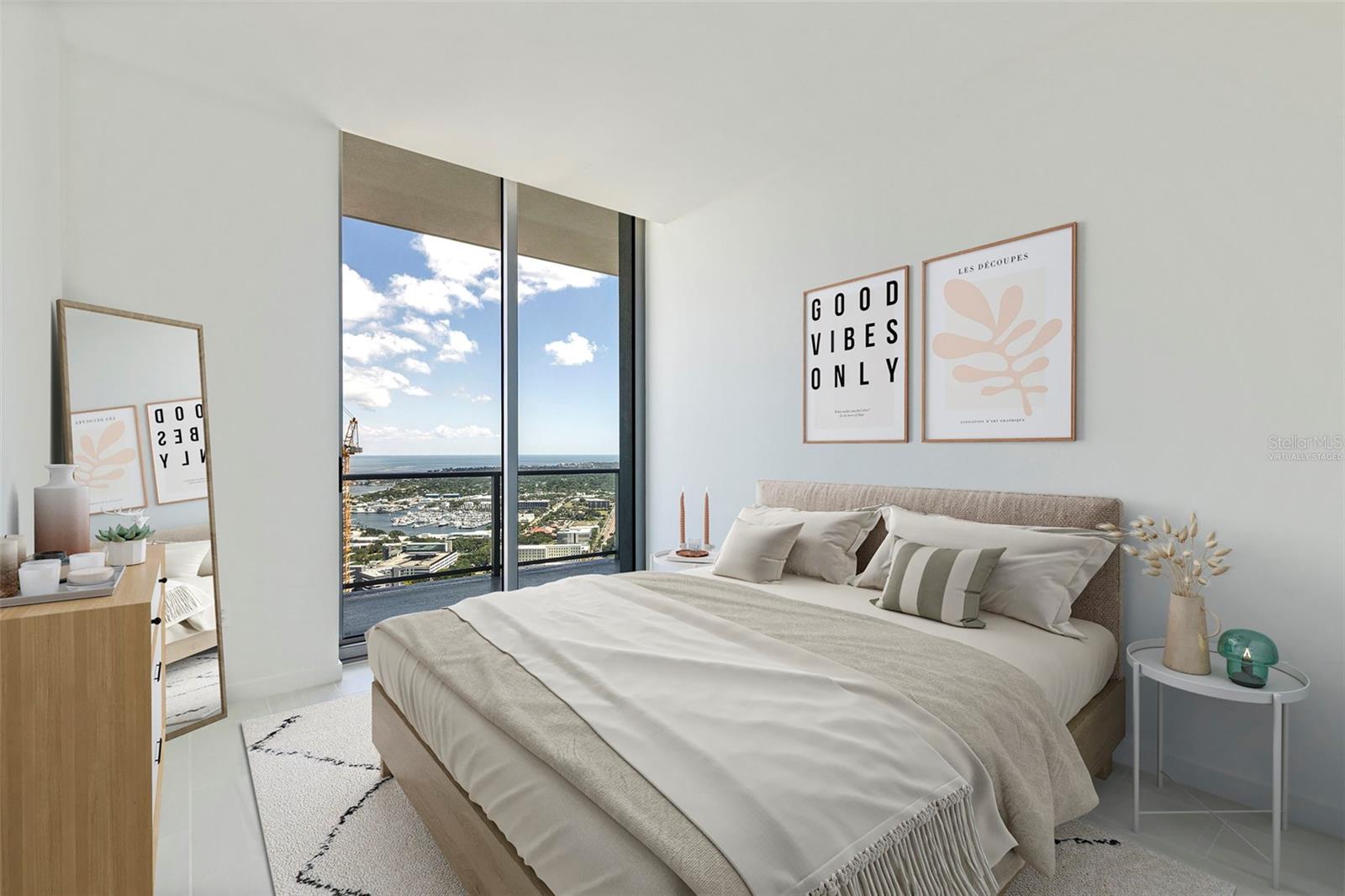 2nd bedroom picture is virtually staged