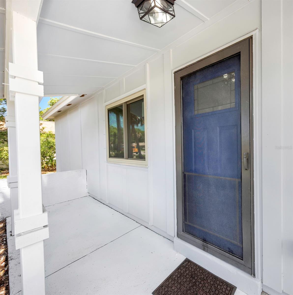 Covered entry to your new home