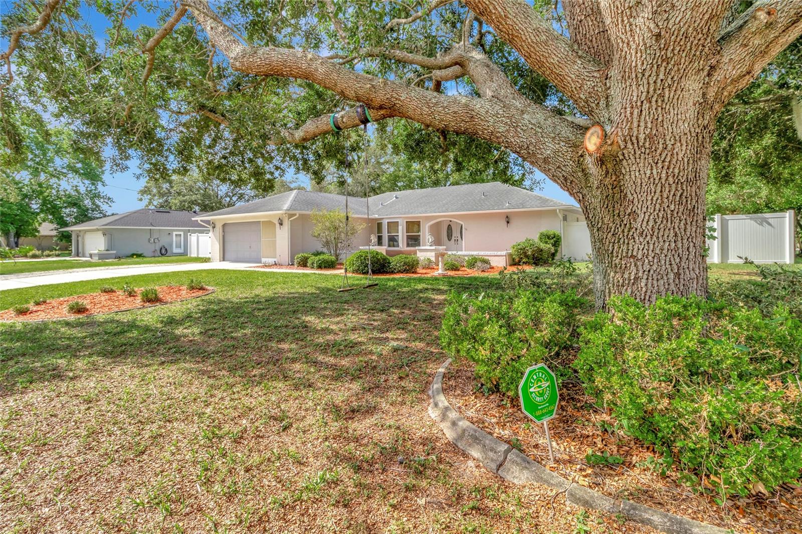 Front with Mature Landscaping