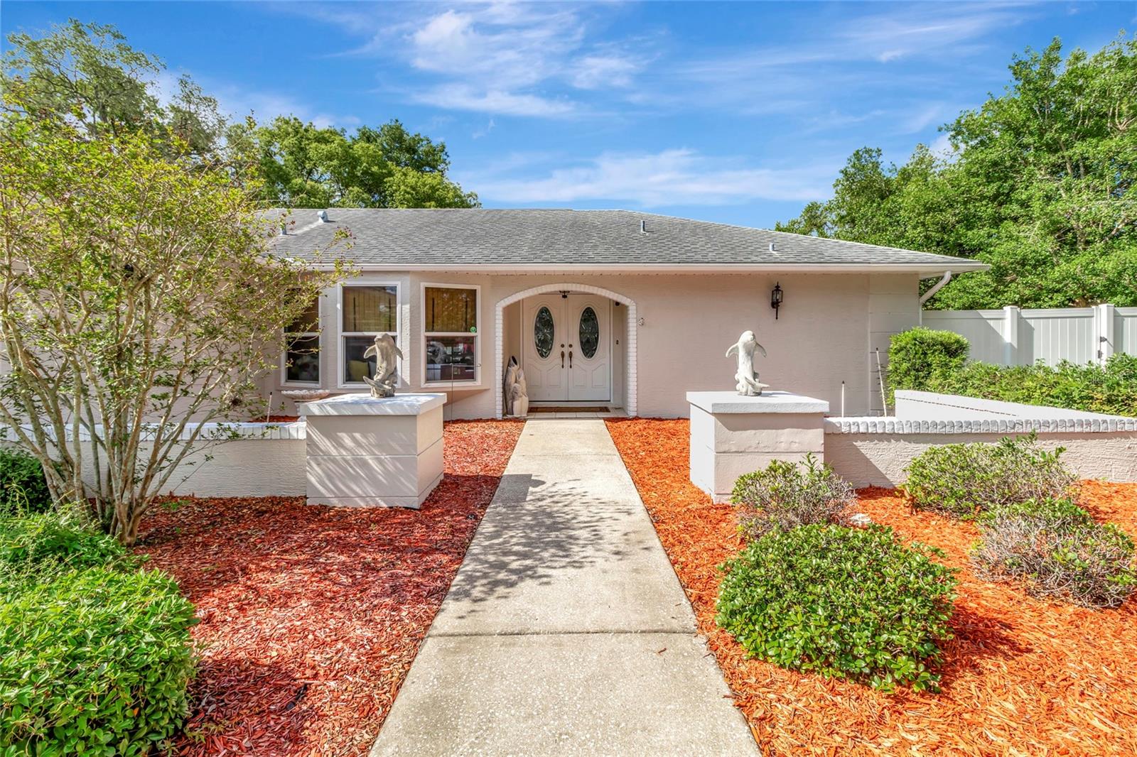 Front Walkway with nice landscaping