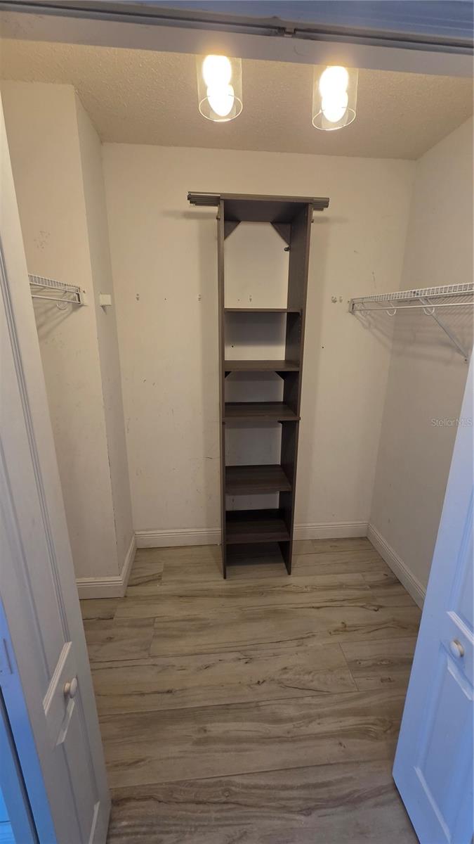 His closet