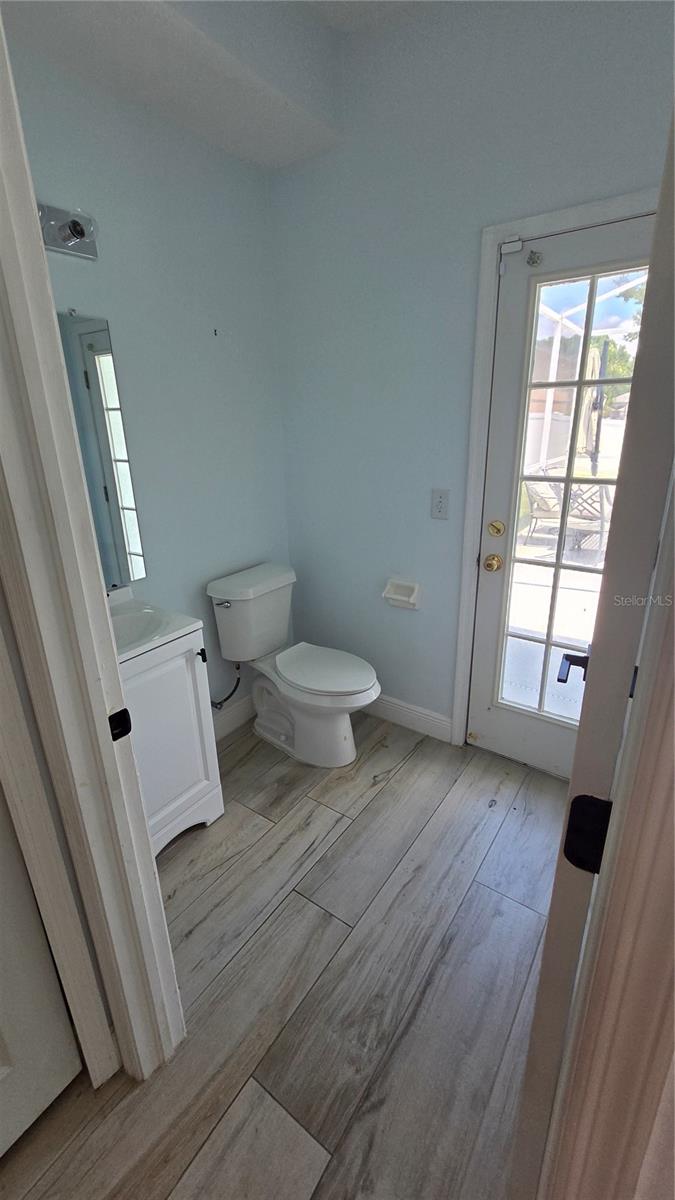 Half bath downstairs