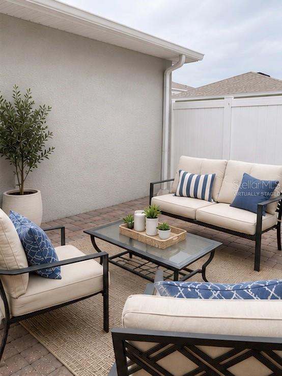 Courtyard (virtually staged)